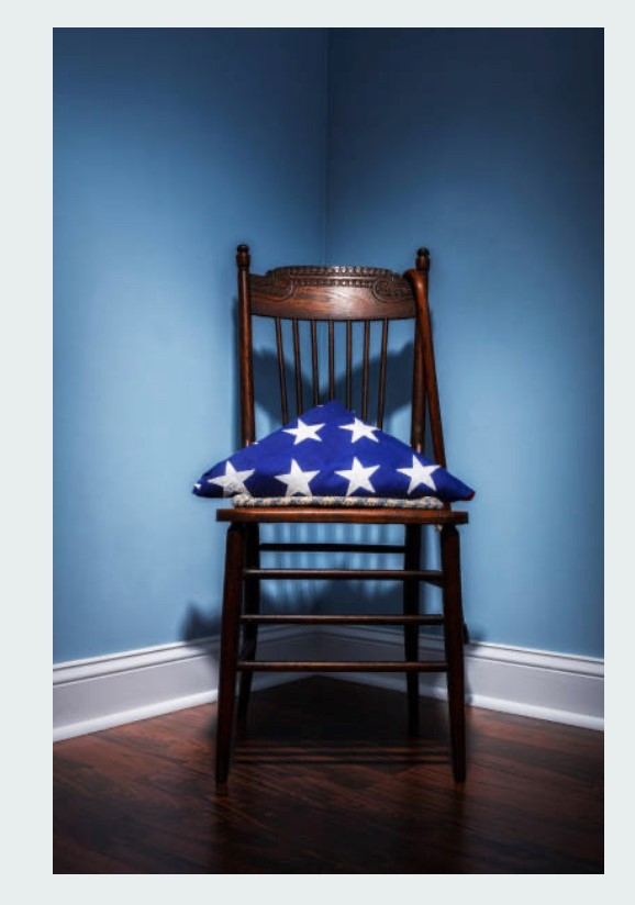 Flag in Chair